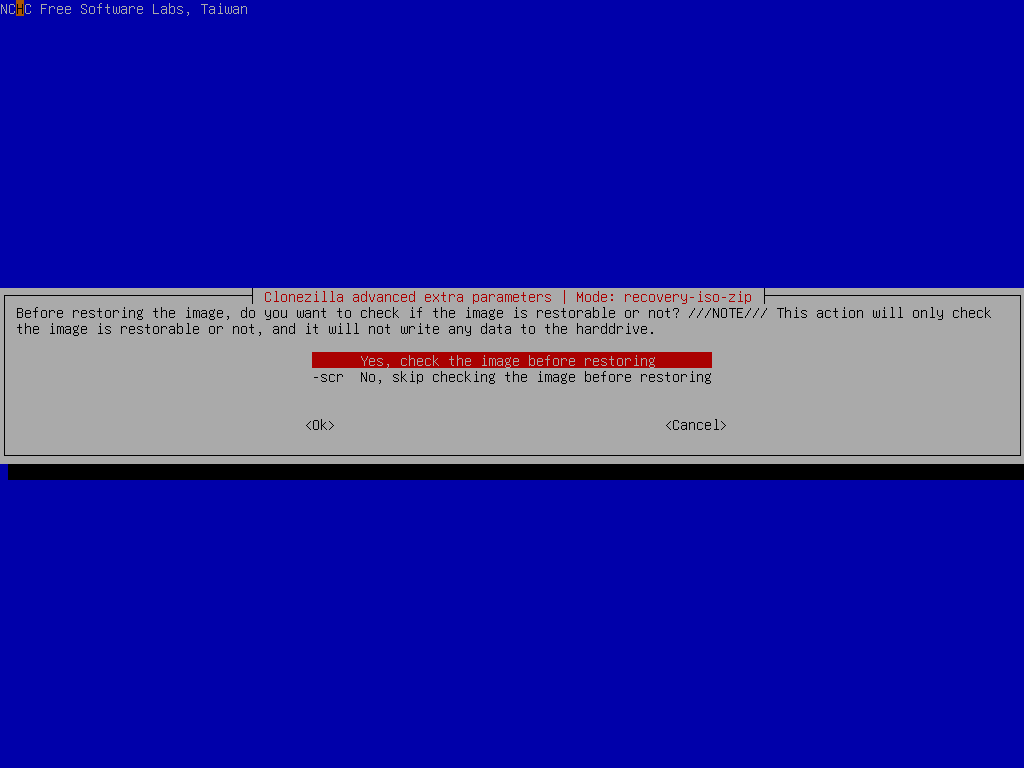 restoring clonezilla image to smaller drive